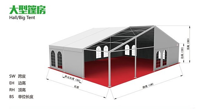 大型航展篷房規格 大型航展篷房規格